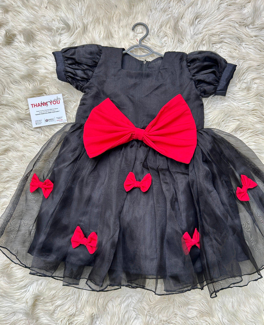 Black beauty with Bows -1pc