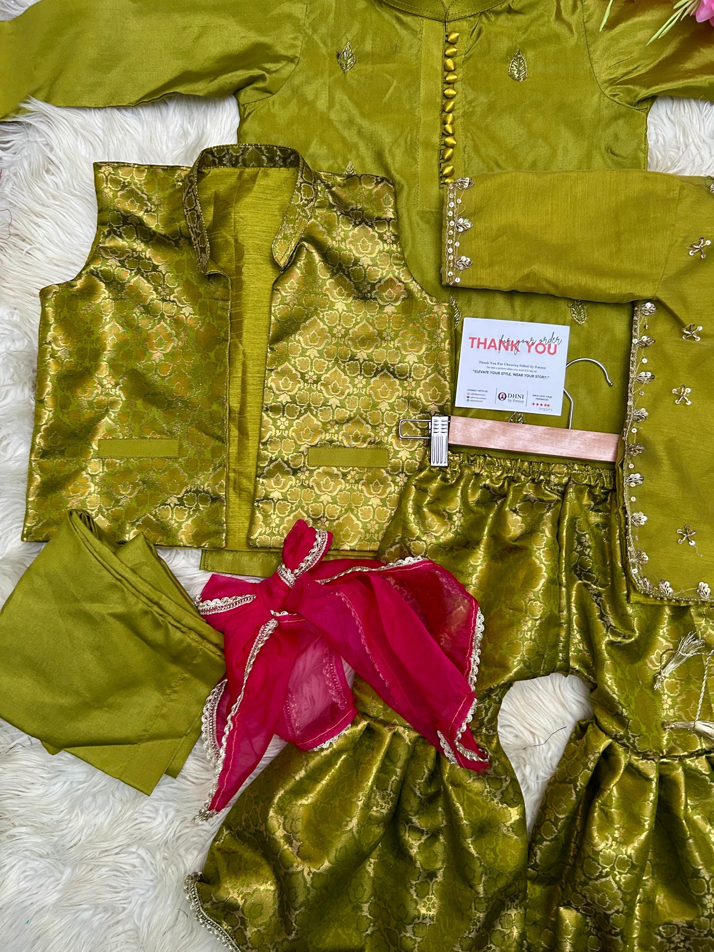 Lime Aura boys 3pc