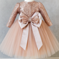 ✨ Blush Sparkle Bow Dress ✨