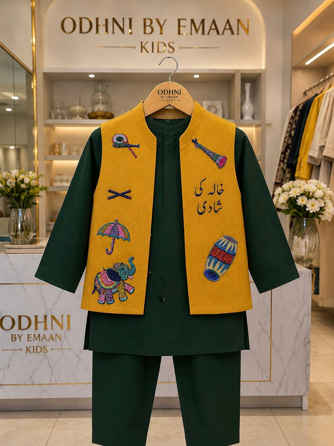 Shaveer mehandi outfit