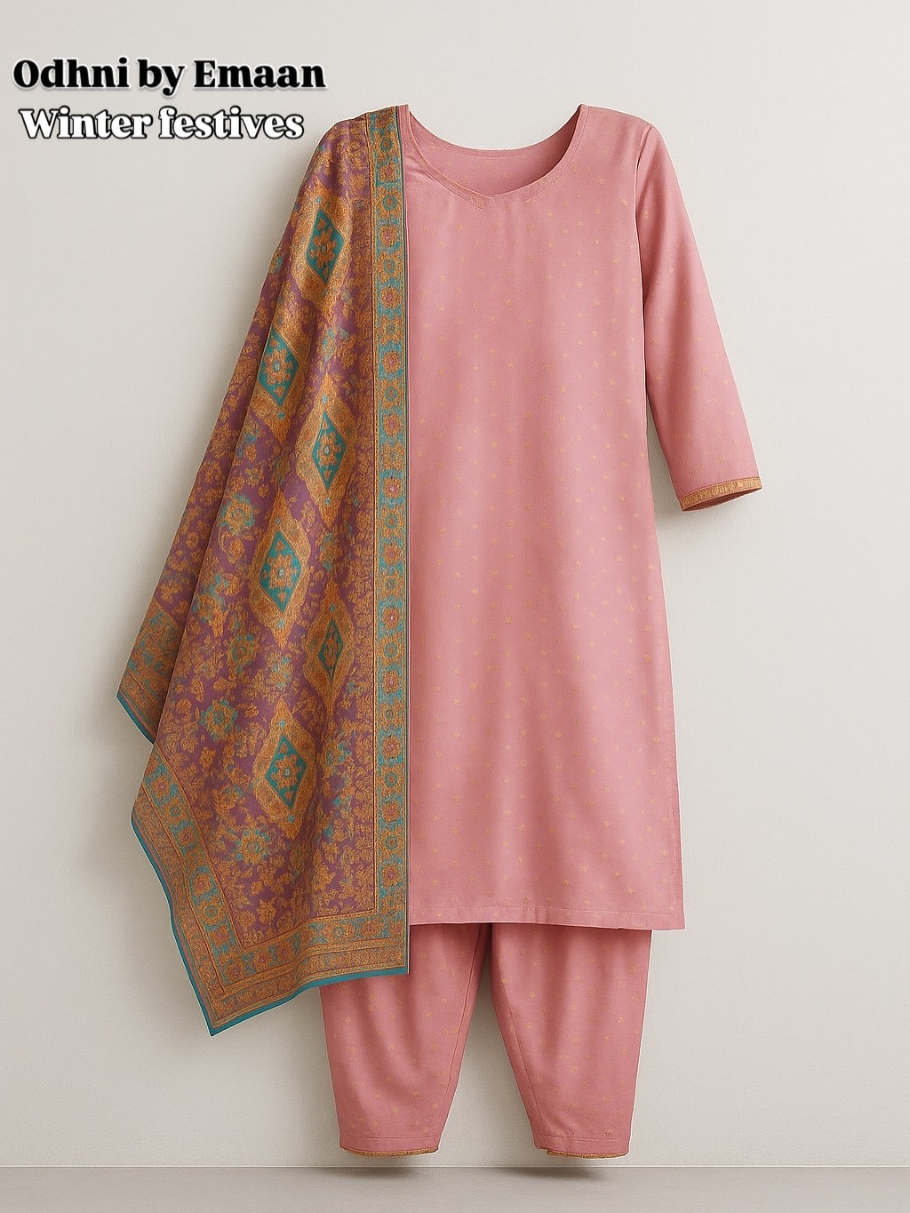 Resham Banarsi with Khimkhab Shawl