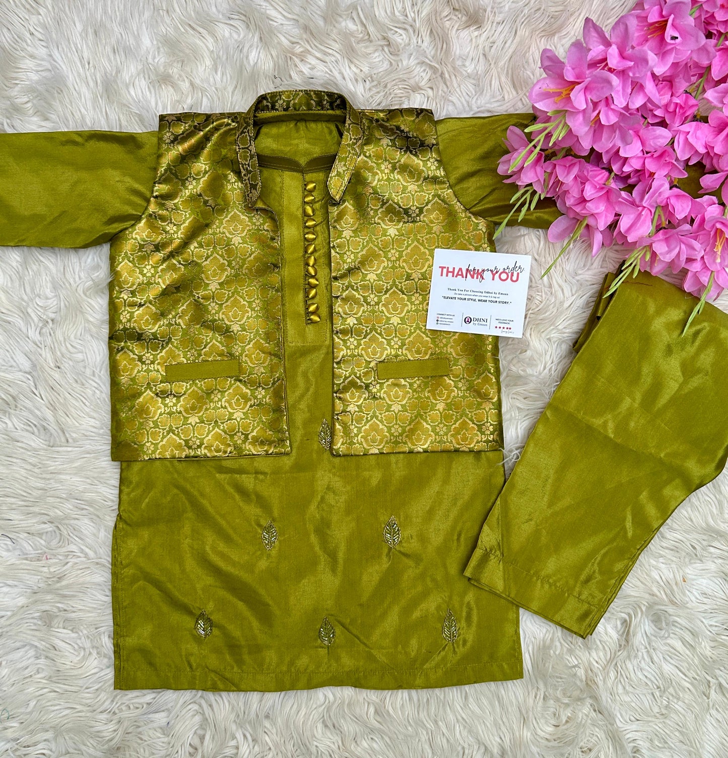 Lime Aura boys 3pc