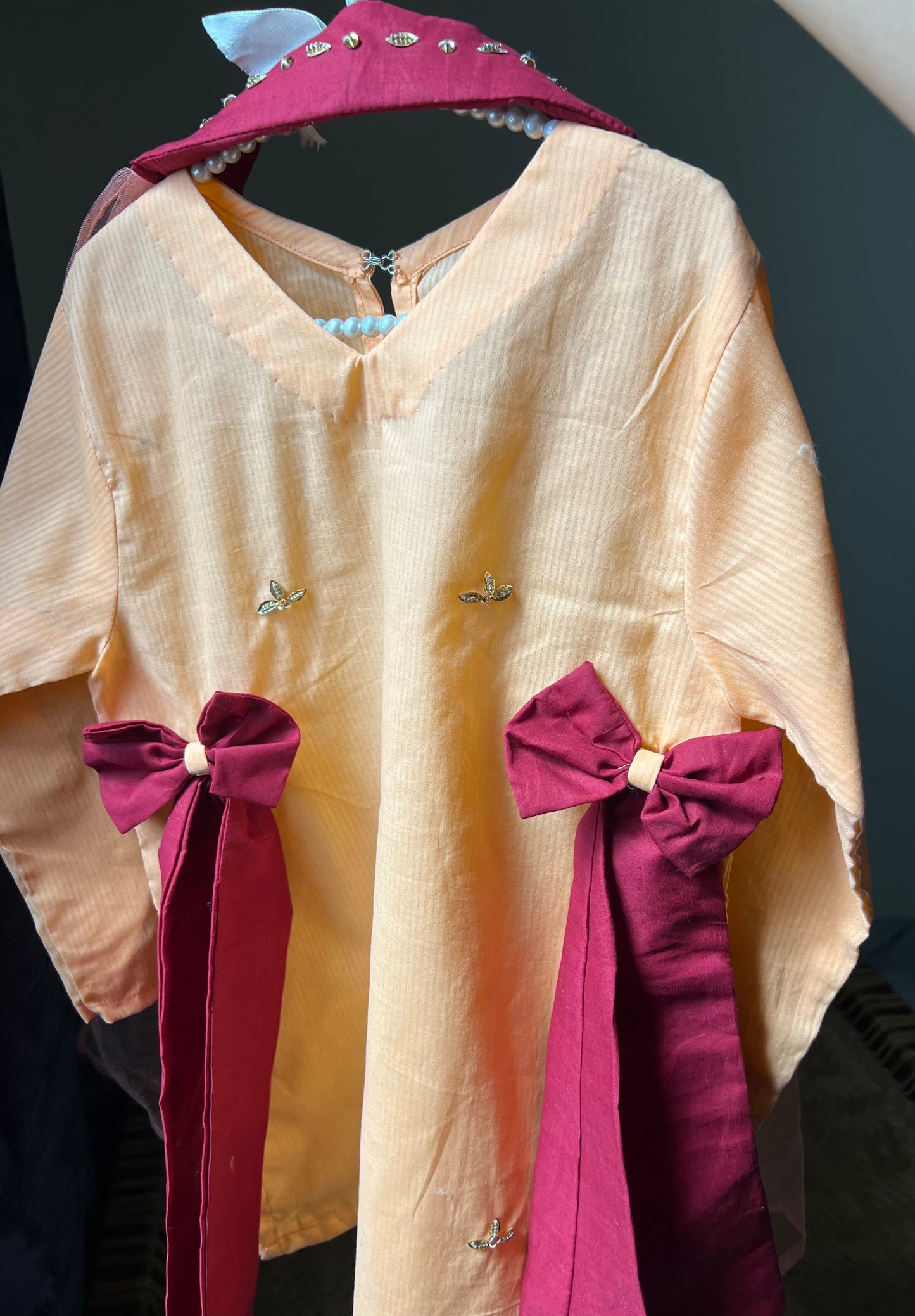 Peach butterfly 3pc