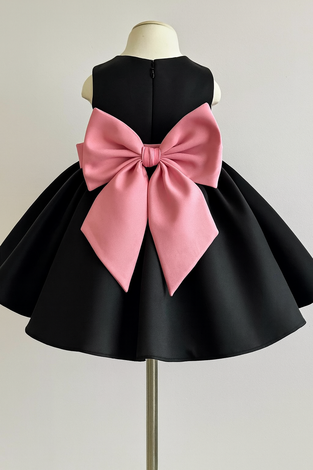 Midnight Blossom Bow Dress 🌸