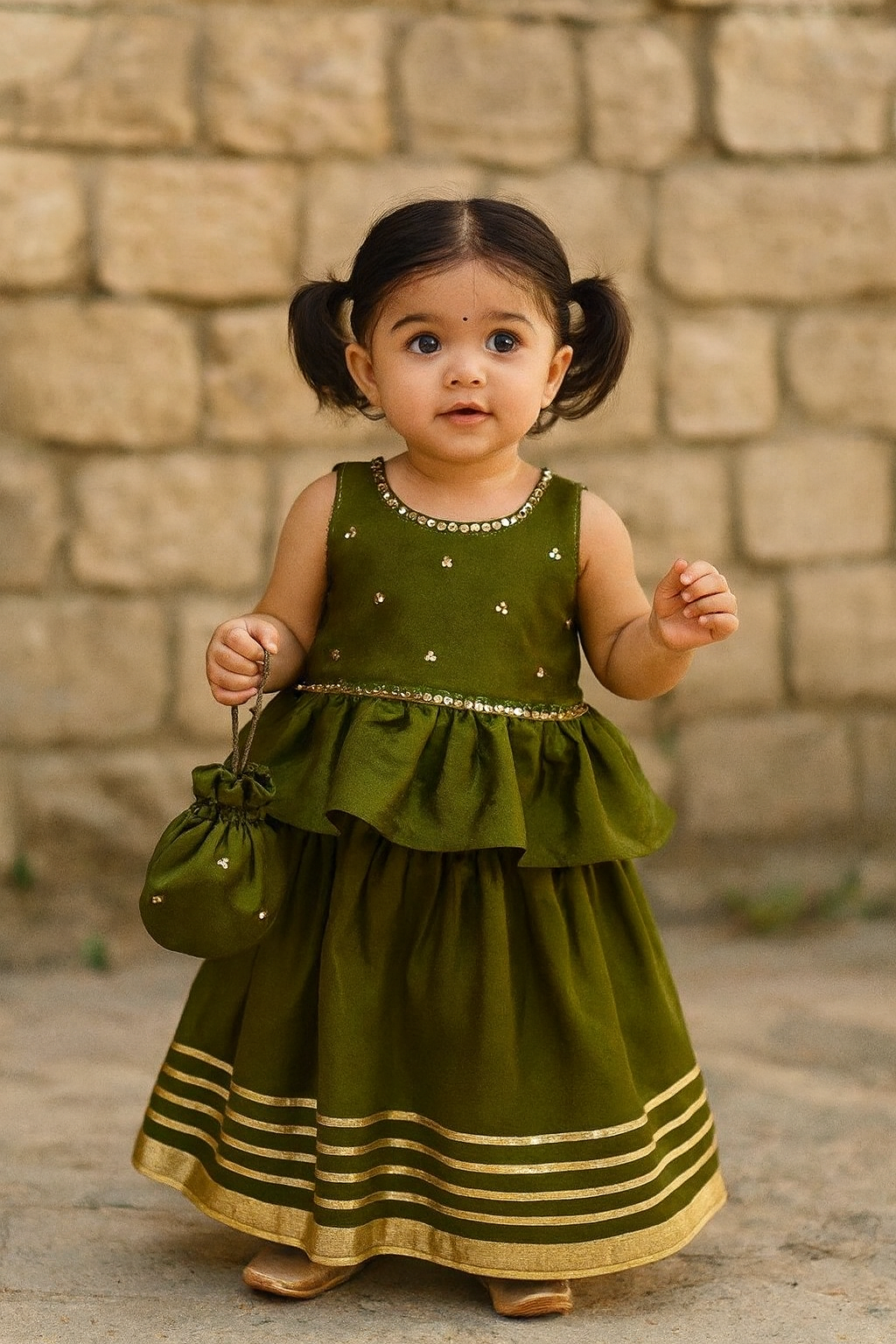 Olive charm -3pc