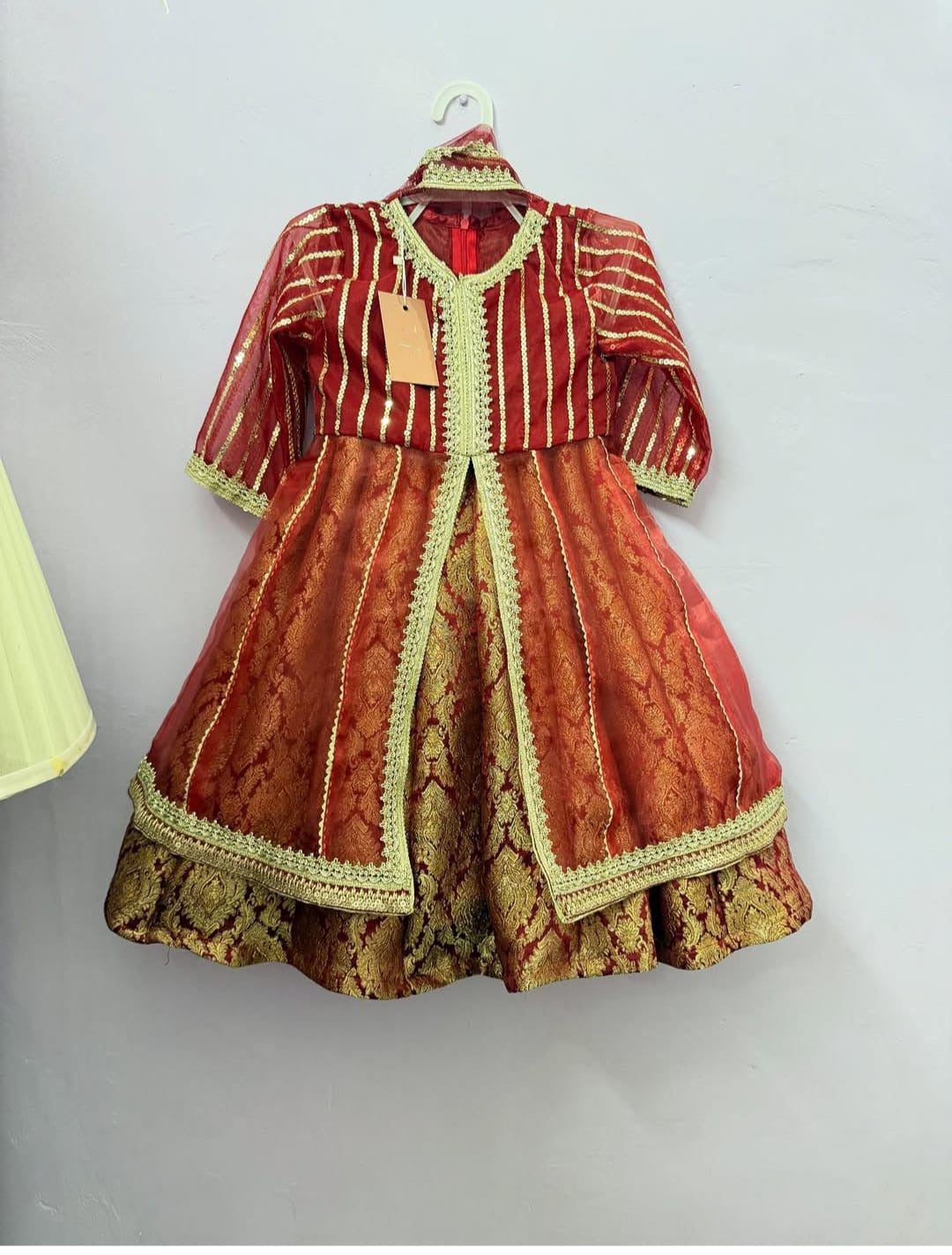Dulari maroon 3pc