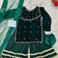 Gulbahar Green Velvet Edit 4pc
