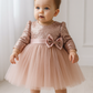 ✨ Blush Sparkle Bow Dress ✨