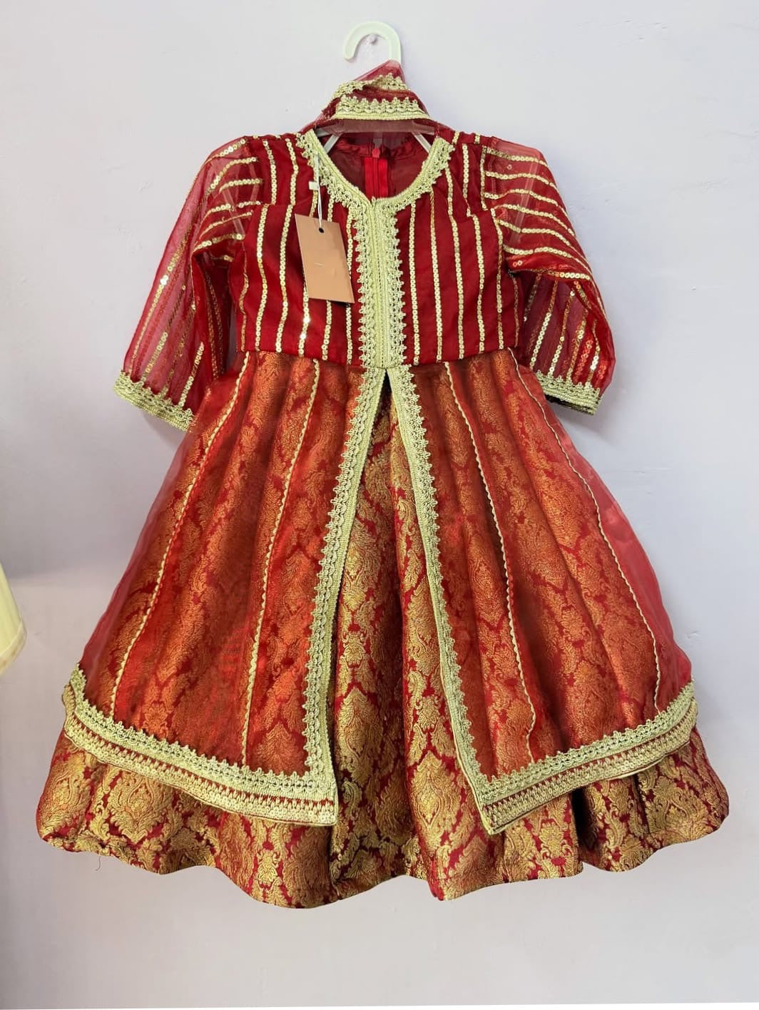 Dulari maroon 3pc
