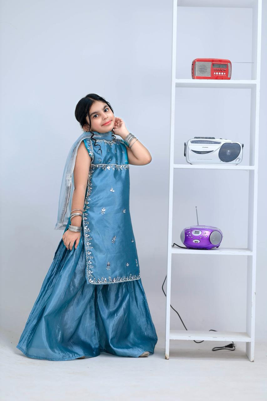 Noor-e-Afreen Sharara Set -3pc