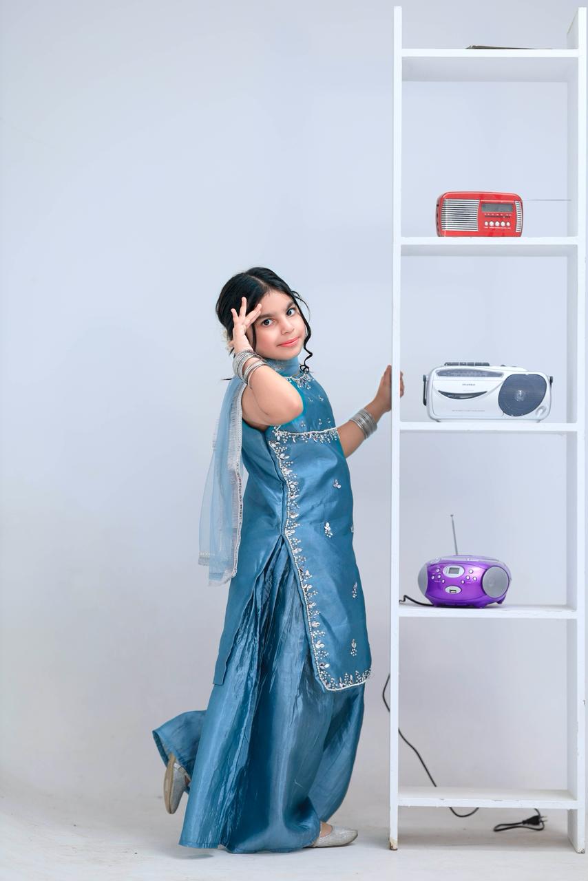 Noor-e-Afreen Sharara Set -3pc