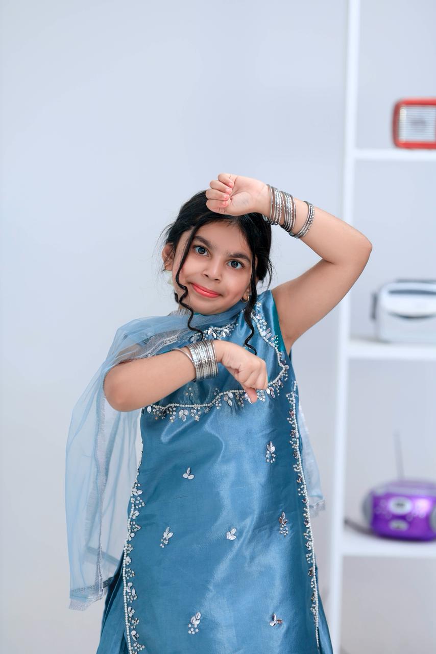 Noor-e-Afreen Sharara Set -3pc