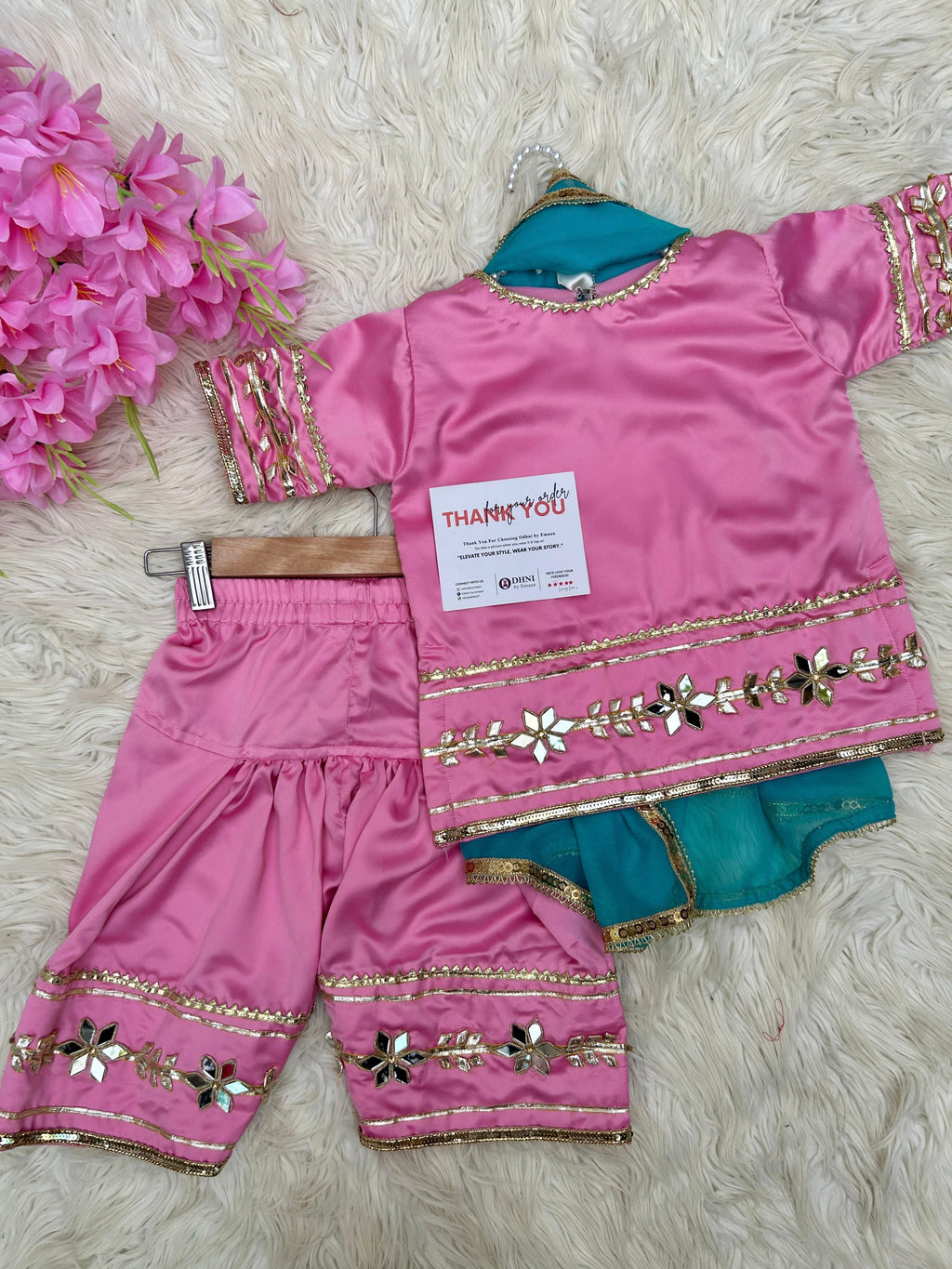 Heer Ranjhna Pink 3pc