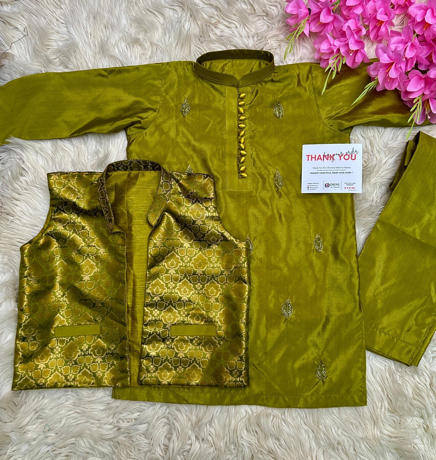 Lime Aura boys 3pc
